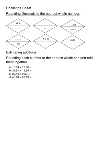 Rounding decimals | Teaching Resources