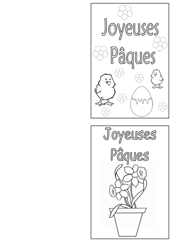 FRENCH - Easter - Les Cartes de Joyeuses Pâques - Cards