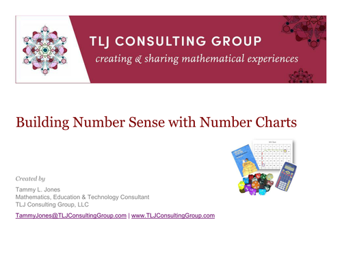 Building Number Sense with Number Charts