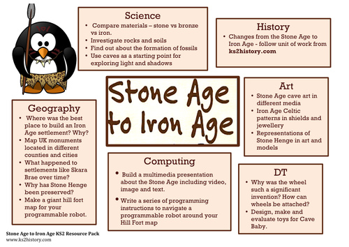 Stone Age to Iron Age Topic Planning