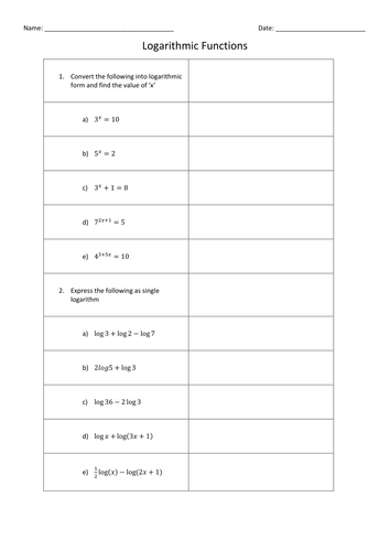 Logarithms