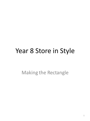 Step by step rectangle box resource