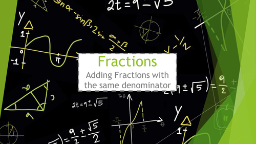 Adding fractions