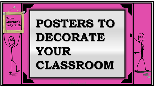 Classroom Posters for English