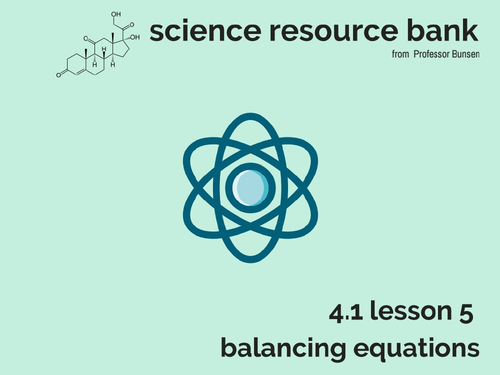 2016 GCSE chemistry - Unit 1 - Lesson 5 balancing chemical equations ...
