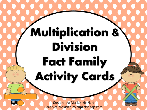 Multiplication & Division Fact Family Houses