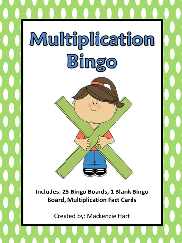 Multiplication BINGO