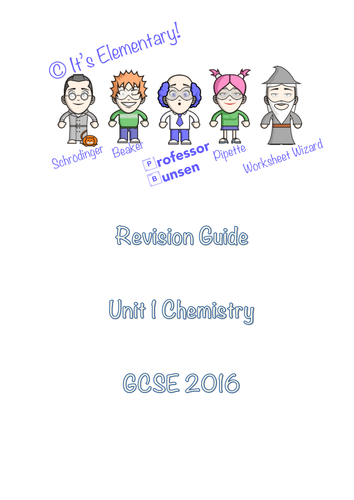 Aqa 9 1 Gcse Chemistry Unit 1 Complete Revision Guide Updated To Include Practice Questions 6735