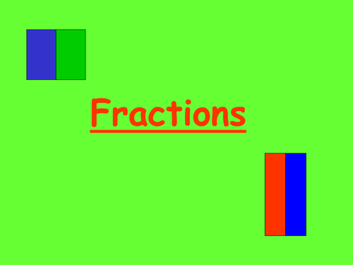 Fractions intro powerpoint