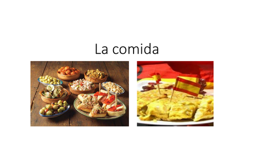 LA COMIDA