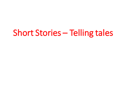 Telling Tales | Teaching Resources
