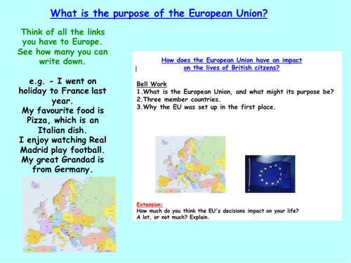 Introduction to the EU