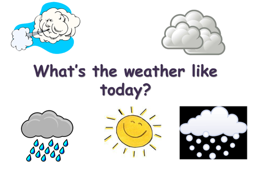 Weather Powerpoint For Kids Teaching Resources