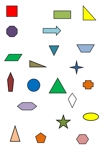 Carroll Digram Sorting 2d shapes