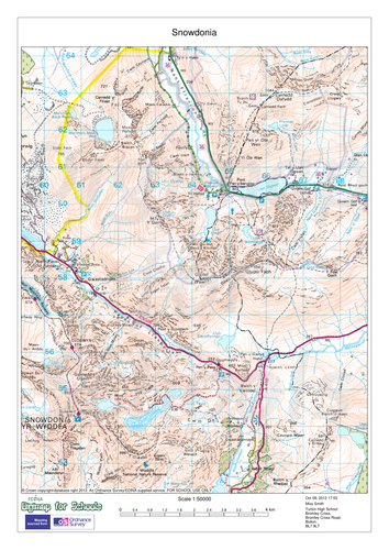 Glacial features on an OS map by awoods24 - Teaching Resources - Tes