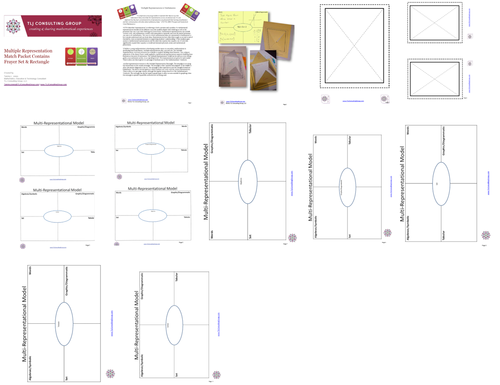 Multiple Representation Match Frayer Set and Rectangle