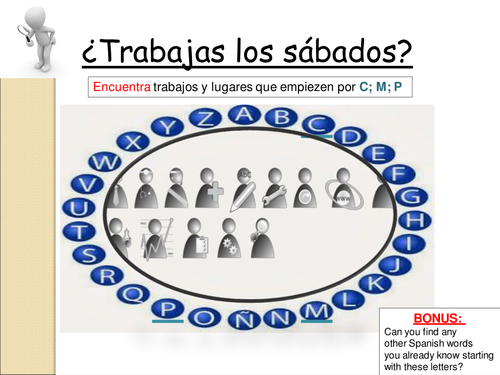 KS4 SPANISH TRANSLATION LESSON TOPIC JOBS