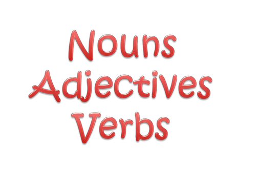 Describing the forest nouns adjectives and verbs