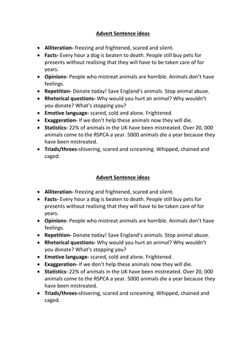 Persuasive writing techniques