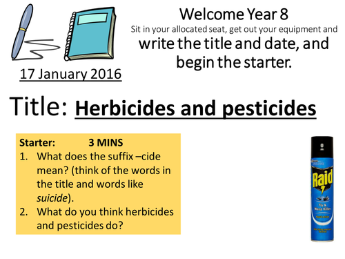 KS3 Ecology, Ecosystems and Environment Whole Topic