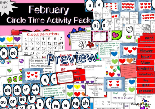 February Circle Time Activity Pack (EYFS/KS1)