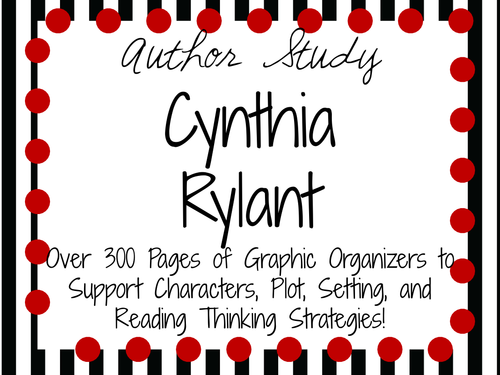 Cynthia Rylant Author Study