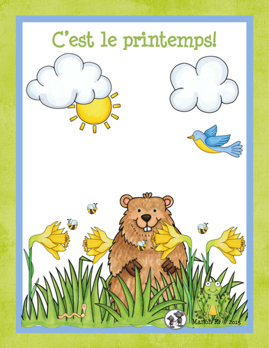 C'est le printemps (littératie et numératie)