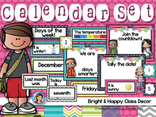 Calendar Classroom Decor