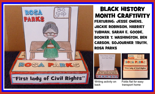 Black History Month POP-UP Craftivity