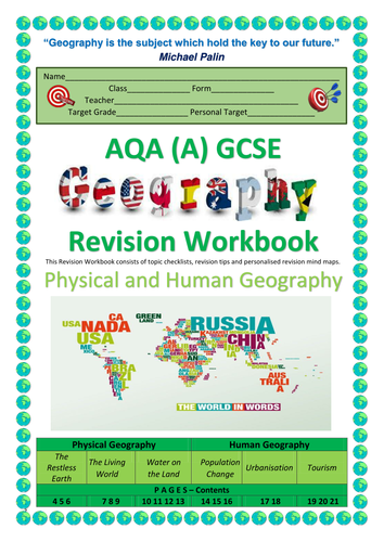 AQA GCSE Geography Skills Workbook by arowlandson - Teaching Resources ...