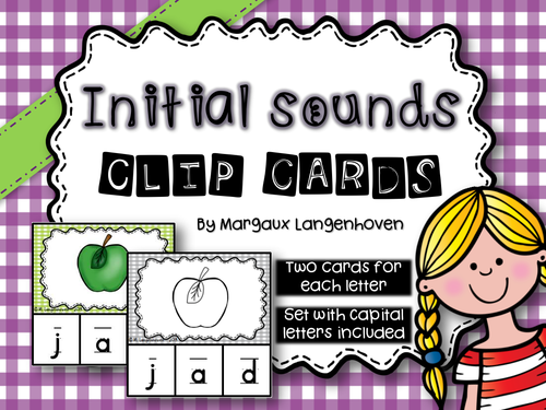 Initial Sound Clip Cards (Alphabet)
