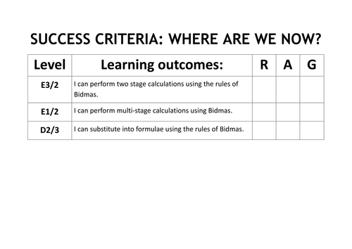 GCSE Bidmas/Bodmas - Notes and Worked Examples