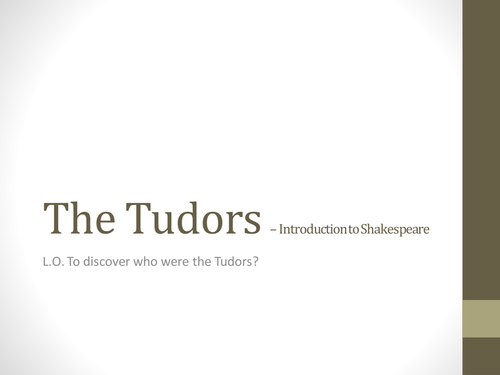 The Tudors Research Project
