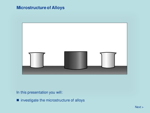 Microstructure of Alloys