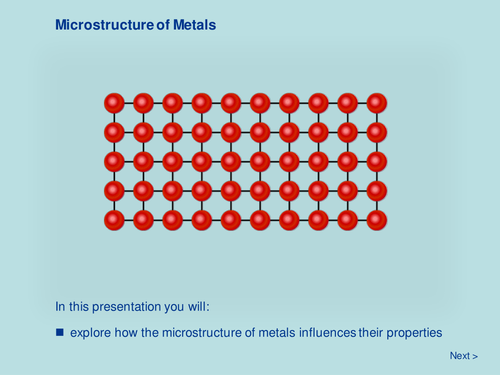 Microstructure of Metals