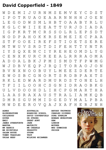 David Copperfield Word Search