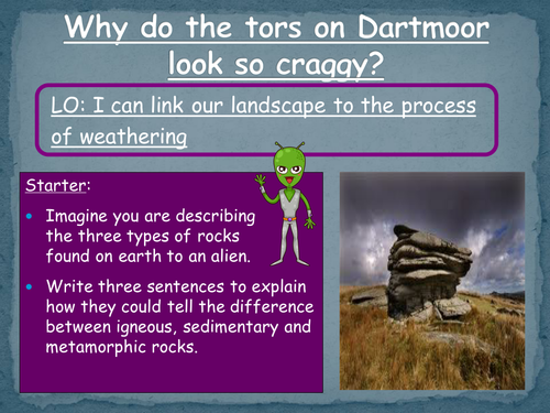Differentiated Weathering lesson