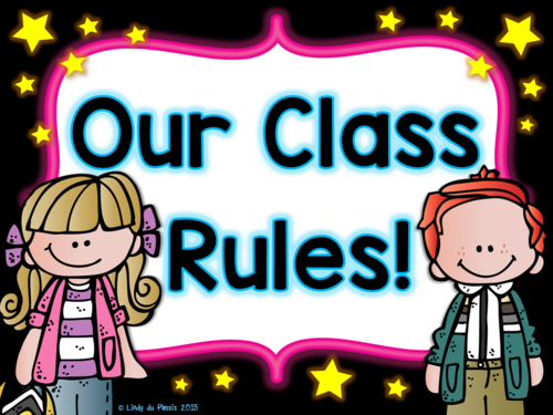 Classroom Rules (Neon)