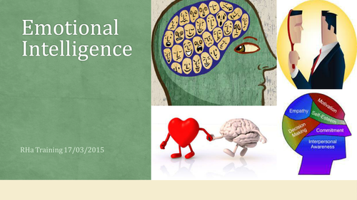 Teacher training resource for looking at emotional intelligence and its role in our proffession