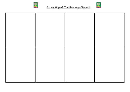The Runaway Chapati Story Template