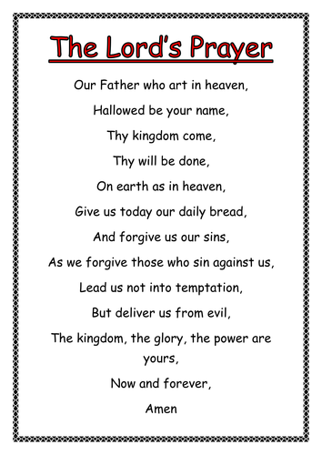 The Lord's Prayer