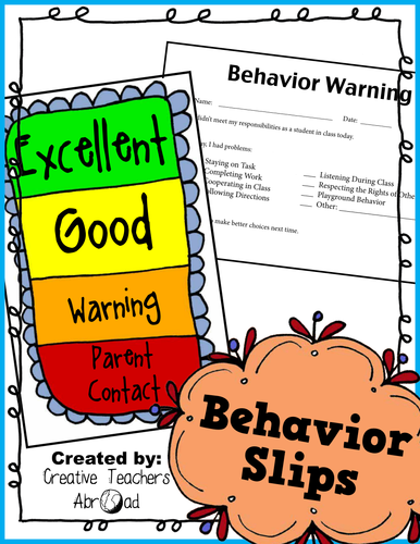 Behavior Slips