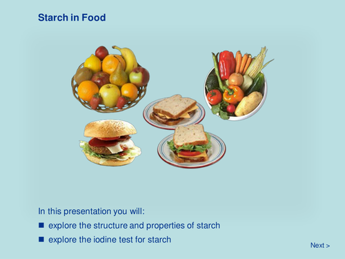 Starch in Food
