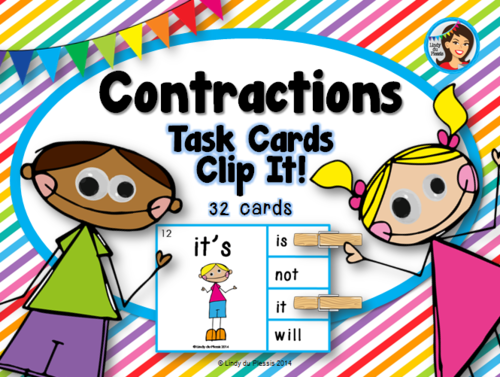 Contractions Task Cards