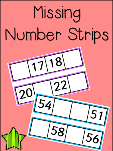 Place Value - Missing Numbers to 100 - Math Activity - Counting Forward / Backwards!