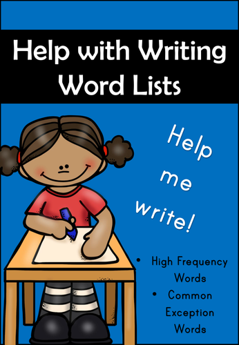 Word Lists: Help with Writing
