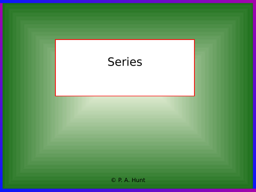Series (A-Level Further Maths)