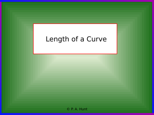Length of a Curve (A-Level Further Maths)