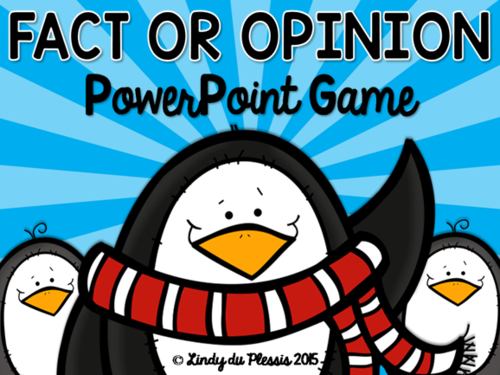 Fact or Opinion PowerPoint Game