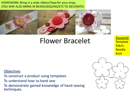 Flower bracelet KS3
